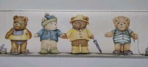 York Pre-pasted Decorative Border - 5yds - Teddy Bears